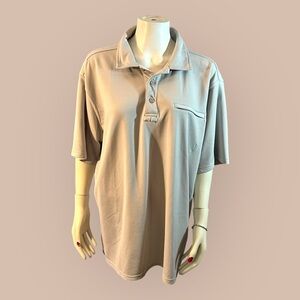 L.L. Bean Tropicwear Comfort Polo, Short Sleeve Men’s Size XL Off White